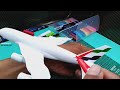 Insane build Airbus A380-800 Emirates full tutorials #aeroplane #diyairplane