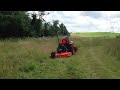 23 hp kubota with 4 ft land pride brush hog