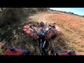 Mowing a hayfield for a friend that the 2nd cutting was not worth cutting.