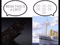 titanic hits a iceberg