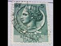 Rare stamps a trip around the world Italy