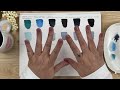 SWATCH WITH ME: DANIEL SMITH Watercolors: Blues - From Serene to Dramatic Set 🎨