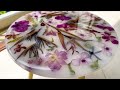 Resin Art Tutorial | Amazing white table made of flowers and epoxy resin