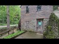 walking on a trail near the Grist Mill at Norris Dam State Park in Tennessee Y'alls