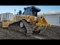 Caterpillar D6XE zrovnávanie stabilizácie