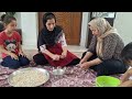 Iranian woman's routine:the most rustic delicacy nomadic Iran soup،cooking village food(آش رشته ترش)