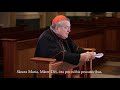 Pray the Rosary in Latin with Cardinal Burke (Sorrowful Mysteries)