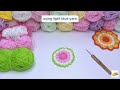 How to crochet coaster - crochet for beginners