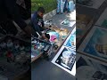 Artist on the streets of Rome (Italy)