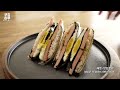 Spam Rice Sandwich made by folding!! Folded Gimbap. Perfect for breakfast