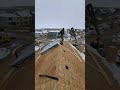 how to load a steep roof in winter 9/12 pitch