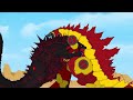 EVOLUTION of GODZILLA & EVOLUTION of KONG : Atomic Breath - POWER LEVELS / CARTOON ANIMATION