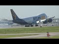 (4k) HARD Last 747 landing at DFW Airport | 6/30/23