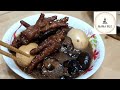 Kaki ayam Mashroom Shiitake masak sos tiram// Chinese home cooking