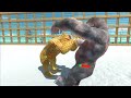 Honey War in Cage | Mutant Primates + King Kong vs Honey Itself - Animal Revolt Battle Simulator