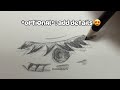how to draw *aNiMe eYeS* tutorial 🥴💅 | chibishorts