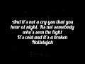 Hallelujah - Jeff Buckley (cover) with lyrics