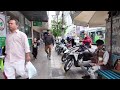 Bangkok 🇹🇭 Vlog 2024 / Walking distance from Ratchathewi BTS to Pratunam Market/ 100 Baht Shop