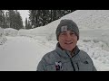 California homes completely buried in snow from crazy winter storms! Drone and interviews