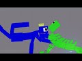 GREEN VS BLUE Who Is Stronger? - Roblox Rainbow Friends - People Playground