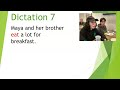 English Listening practice: Beginner  Dictation 79  Simple Present Verbs