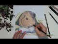 Coloring A Guinea Pig With Colored Pencils / Color With Me