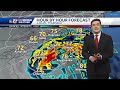 WATCH: Heavy rain arrives Wednesday night, high flood risk from Debby