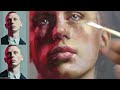 Painting a portrait with oils / from group class in Patreon
