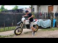 Honda XLR200 fully restored Custom Supermoto