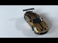 Incredible work of art with acrylic & gold leaf : Wait until you see the Porsche GT3!