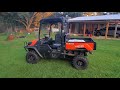 Kubota 850 sidekick Review: hauling, pulling, top speed and lights