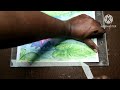 #watercolor painting | a lotus in a pond | loose colour painting | #watercolorpainting | asmr