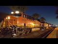 Trains in Fullerton compilation! (9 TRAINS!)