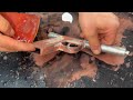 How to make an interesting firecracker gun (not real gun)? || MetalWorking