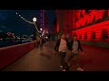 London After Dark 💃🏽 Walking through Sunset Hues and Nightime Views [4K HDR]