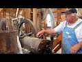 1912 Fairbanks - Morse 15 HP Hit And Miss Engine And Two Stamp Mill Demonstration