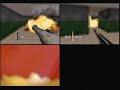 GoldenEye 007 N64 Multiplayer Flag Tag Gameplay in Stack with Rockets