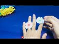 How to make cute Paper Ring for kids | DIY Paper Ring tutorial | Paper Ring bnany ka tarika