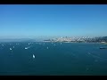 Fleet Week - Huge Plane Buzzes Golden Gate Bridge
