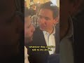 #RonDeSantis asks #reporter if they're blind