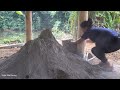 Kitchen Construction 2023 - How to use Cement & Sand to concrete the floor