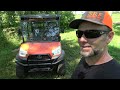 KUBOTA RTV...best farm side by side? You might not like this!