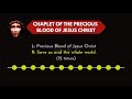 Pray the Chaplet of the Precious Blood of Jesus Christ