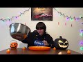 Eating an ENTIRE bag of candy corn in one sitting challenge (Halloween special) (don’t try at home)