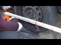 How to adjust front wheel alignment - EASY