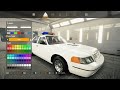 Repairing a retired police Ford Crown Victoria in Car Mechanic Simulator | HTCars