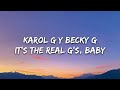Becky G, KAROL G - MAMIII (Letra/Lyrics)