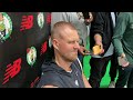 Kristaps Porzingis Calf Injury Update | Celtics Practice