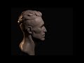 Sculpting a head in zbrush