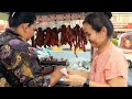 Best! Cambodia Street Food + Popular for Dinner Yummy Pork and Duck, Braised Pork & Roasted Ducks,